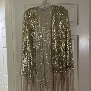 EastnWest Gold Confetti Kimono